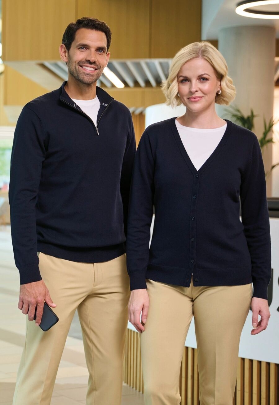 4567 Men's Copenhagen 1/4 Zip Jumper - Image 3