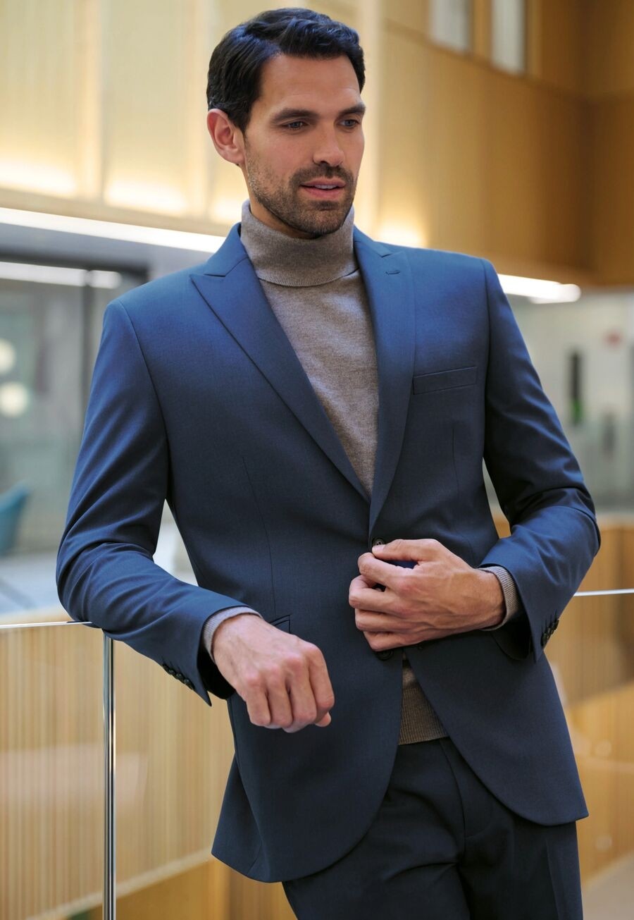 4568 Men's Oslo Rollneck Jumper - Image 3