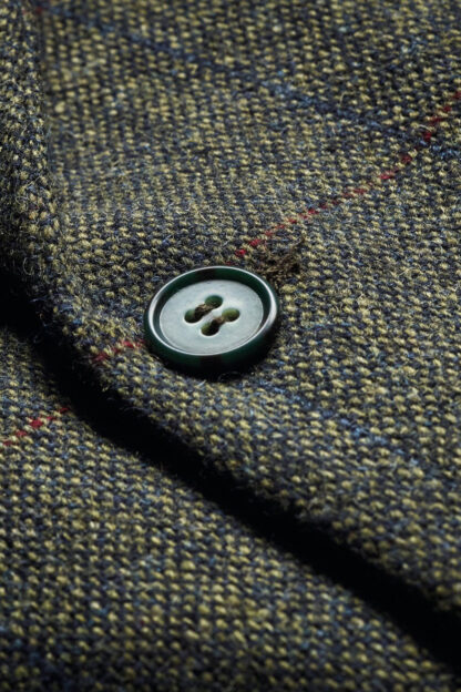 green-check-tweed-detail