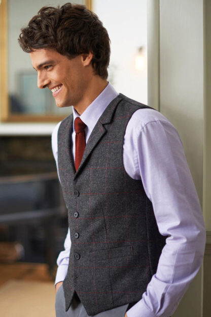 memphis-waistcoat-charcoal-pink-check