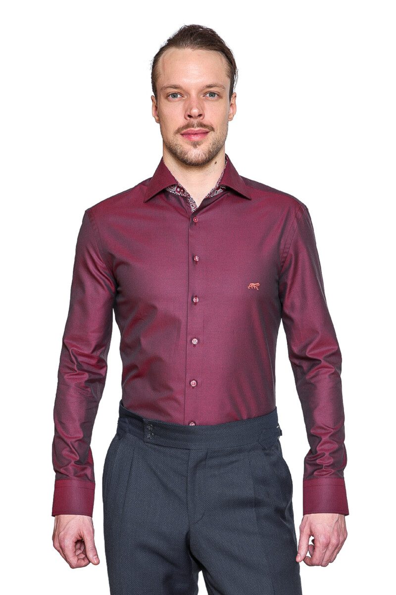 124 Duca Maroon Shirt