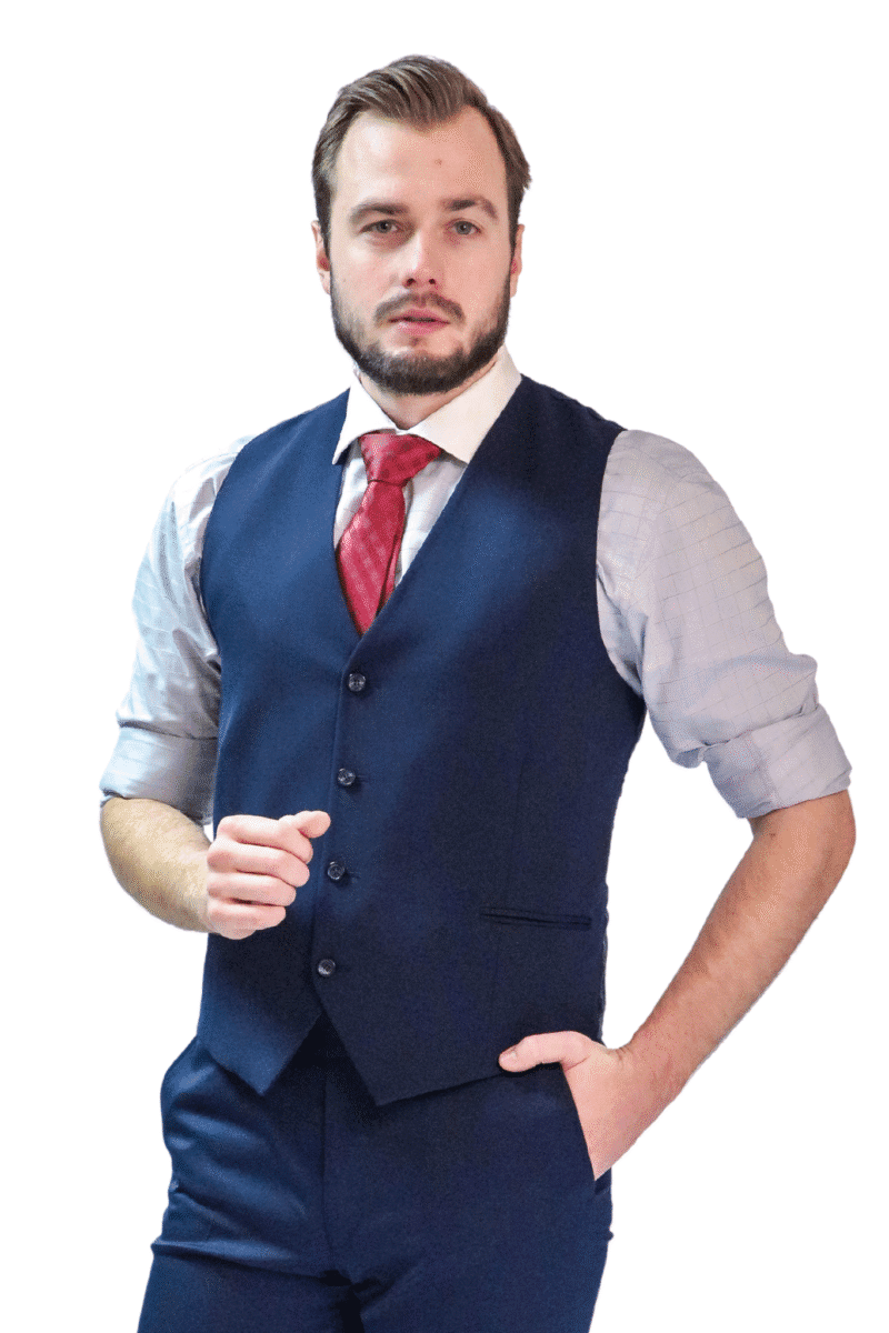 Capitol Navy Waistcoat