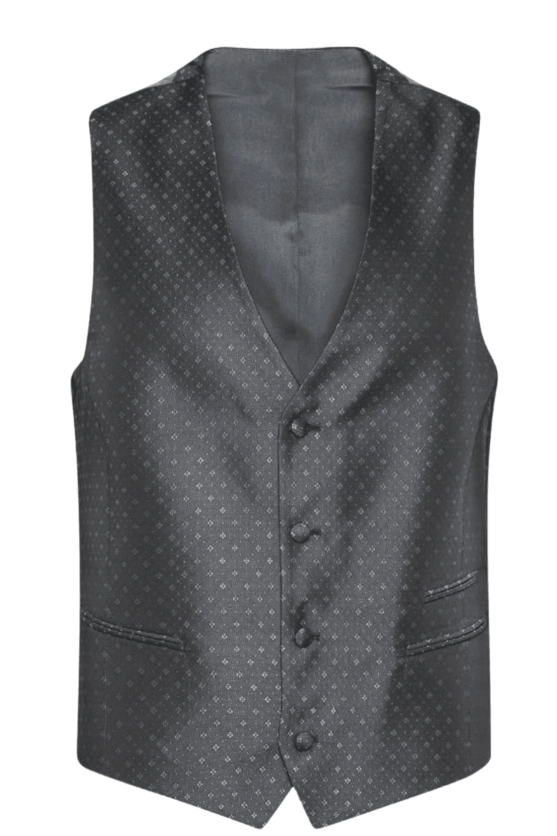 Laurent Grey Segment Waistcoat
