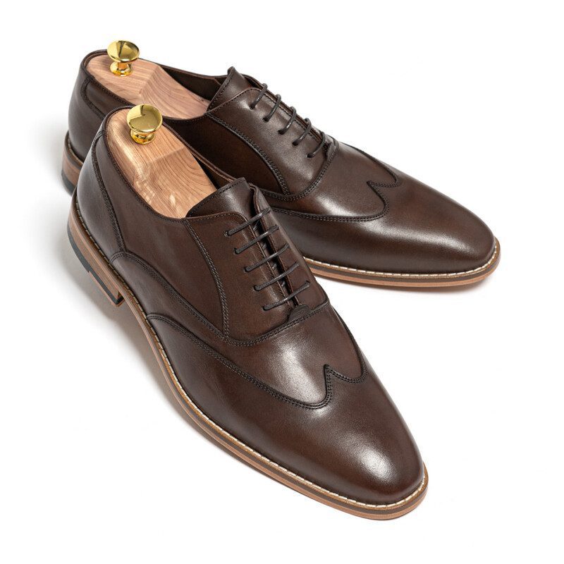 Preston Brown Leather Shoes