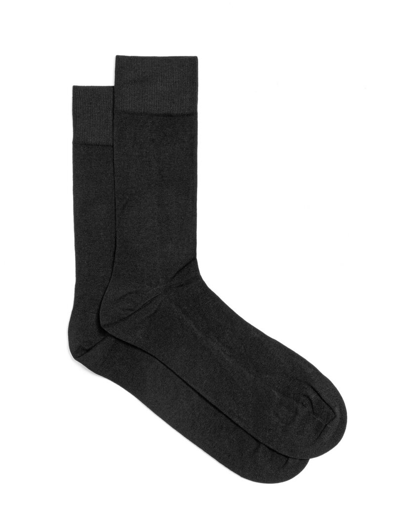 Core Black Egyptian Cotton Socks