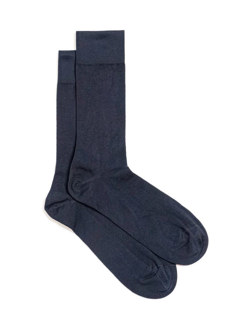 Core Navy Egyptian Cotton Socks