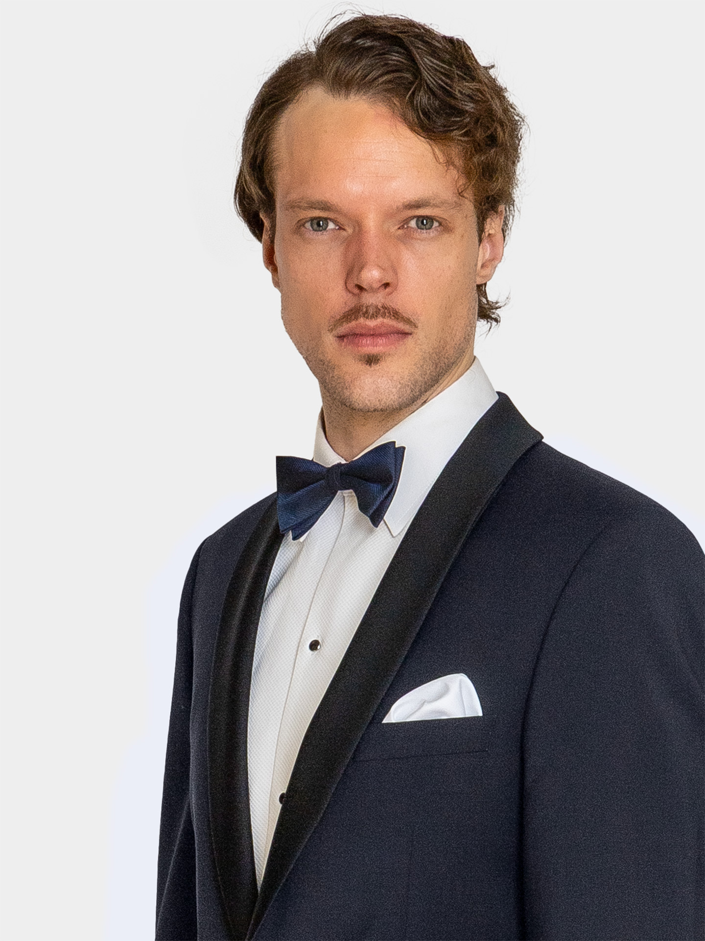 Navy Shawl Lapel Tuxedo - Image 2