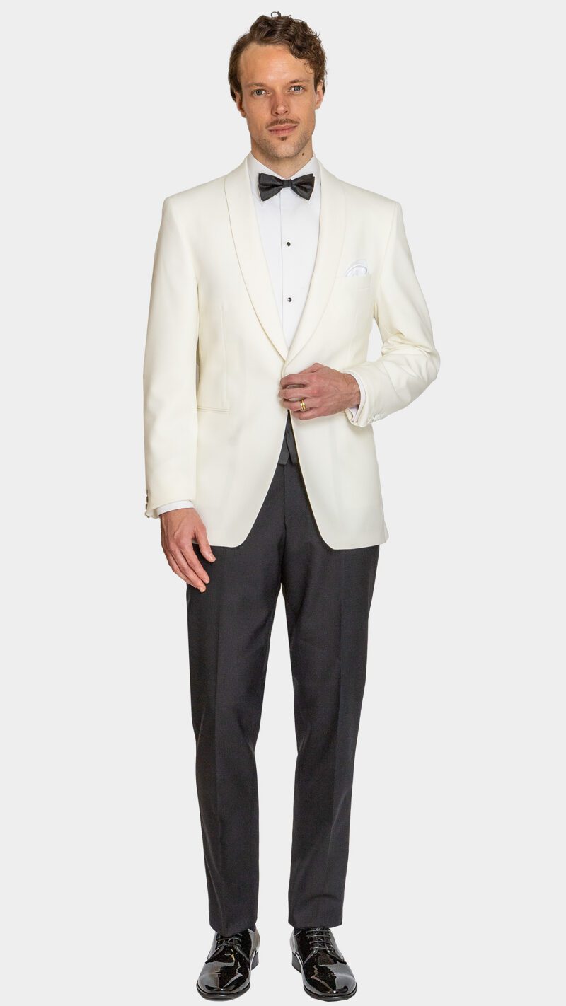 White Shawl Lapel Tuxedo