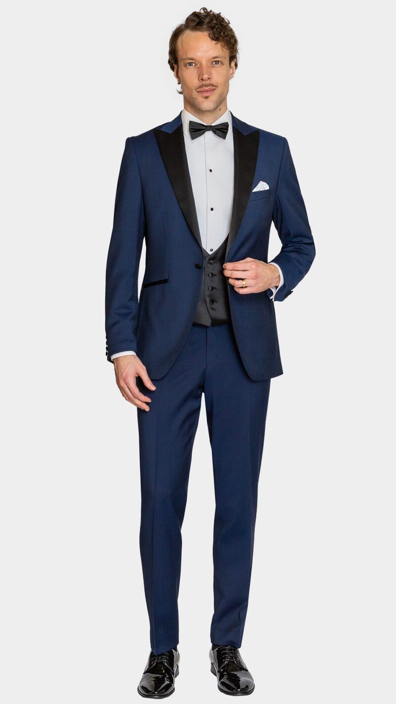 Royal Blue Peak Lapel Tuxedo