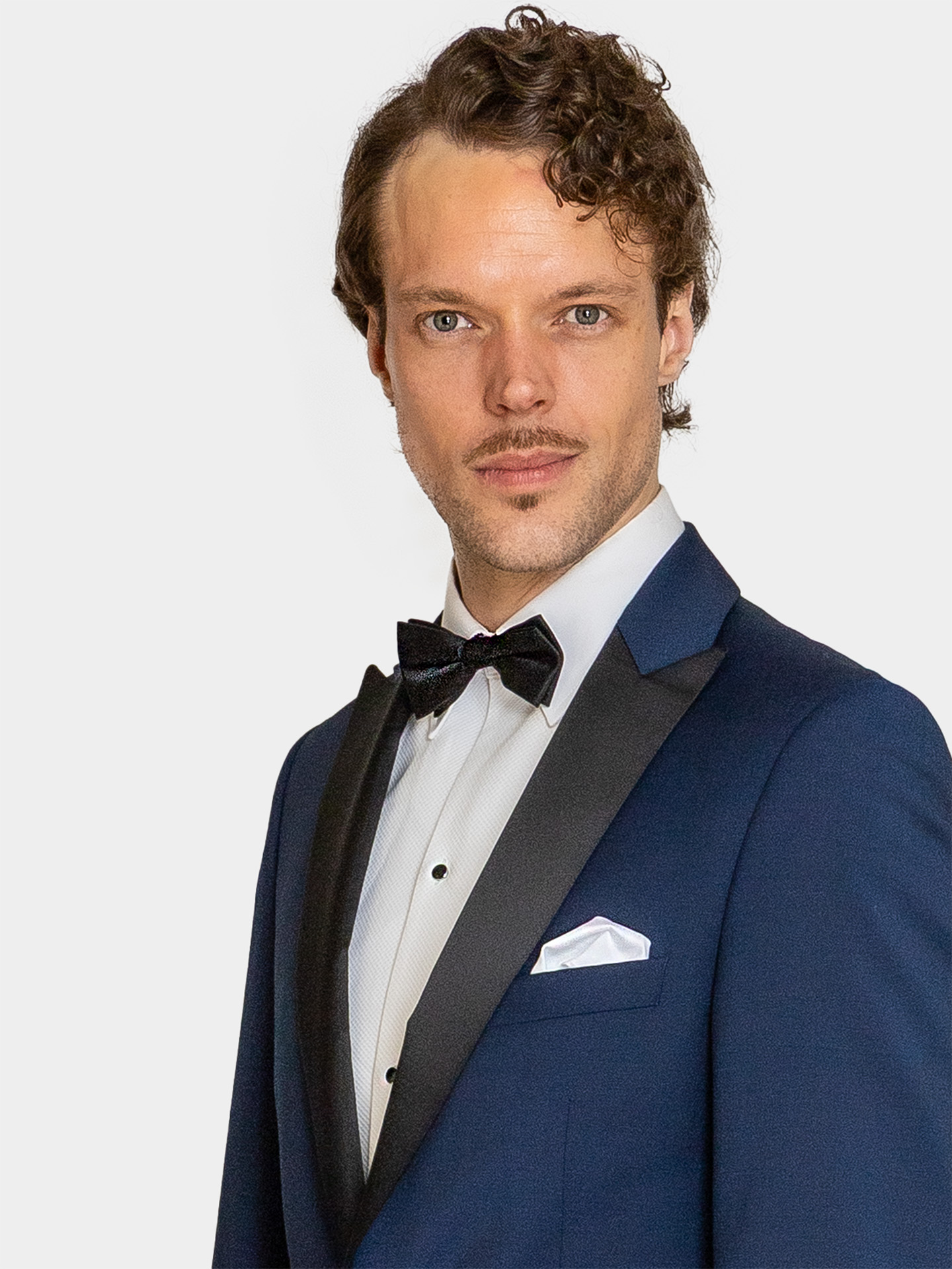 Royal Blue Peak Lapel Tuxedo - Image 2