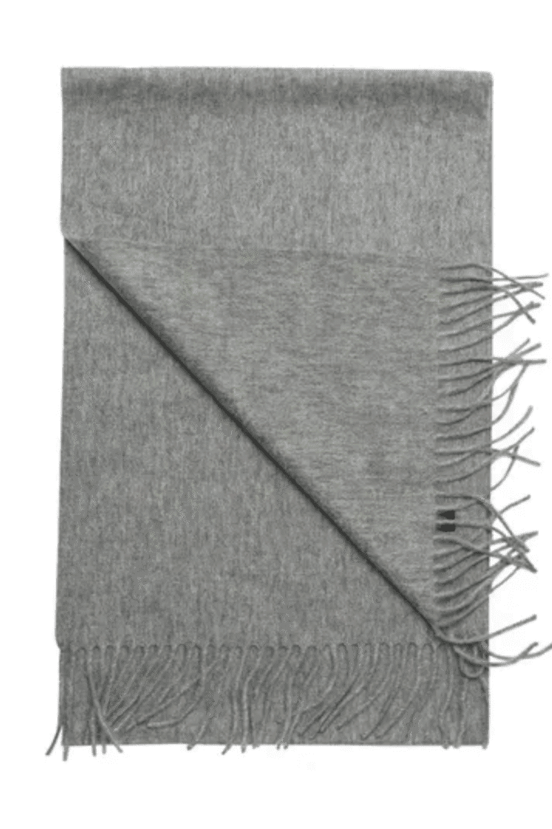 Light Grey Cashmere Scarf