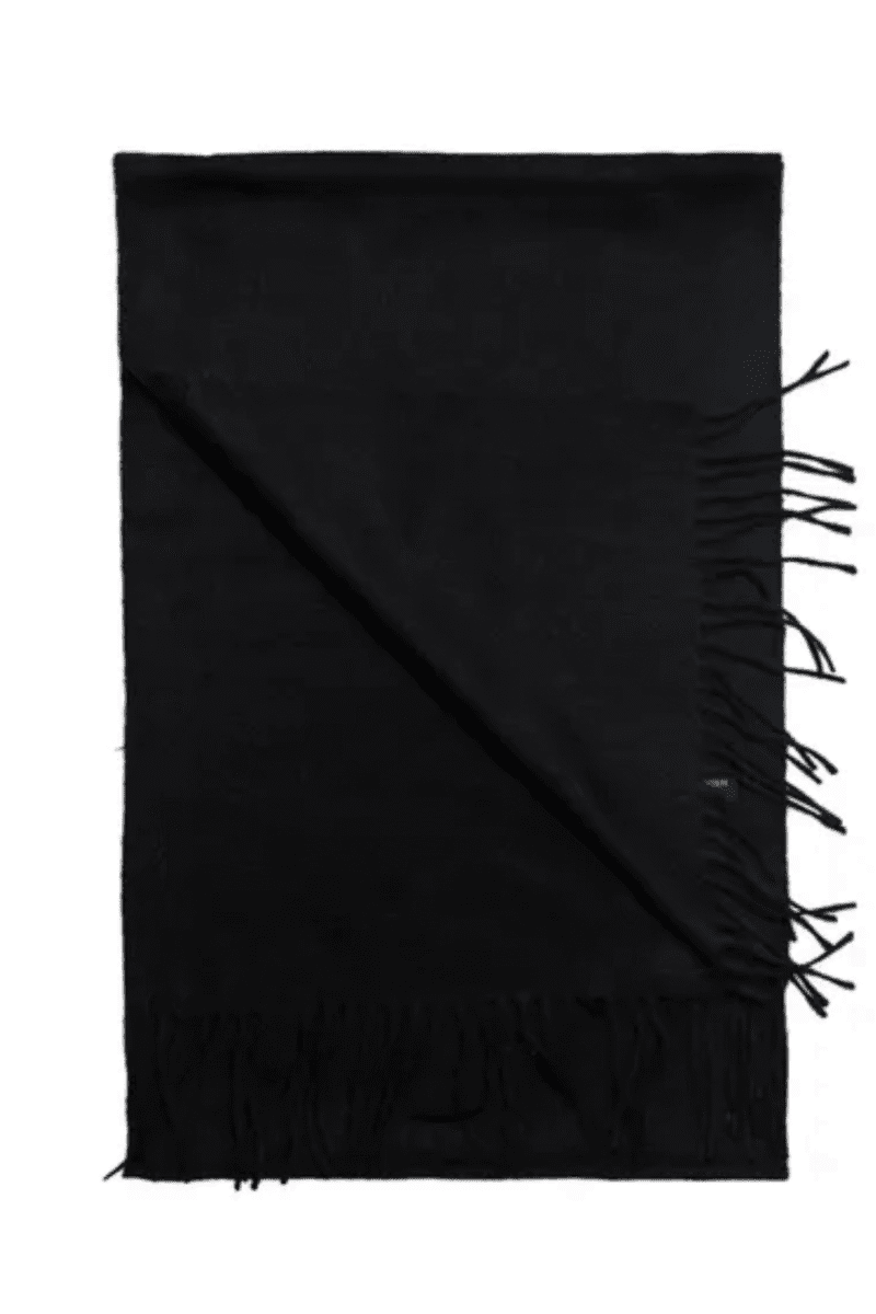 Black Cashmere Scarf