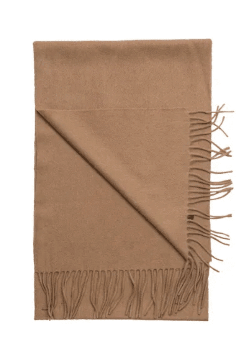 Camel Cashmere Scarf