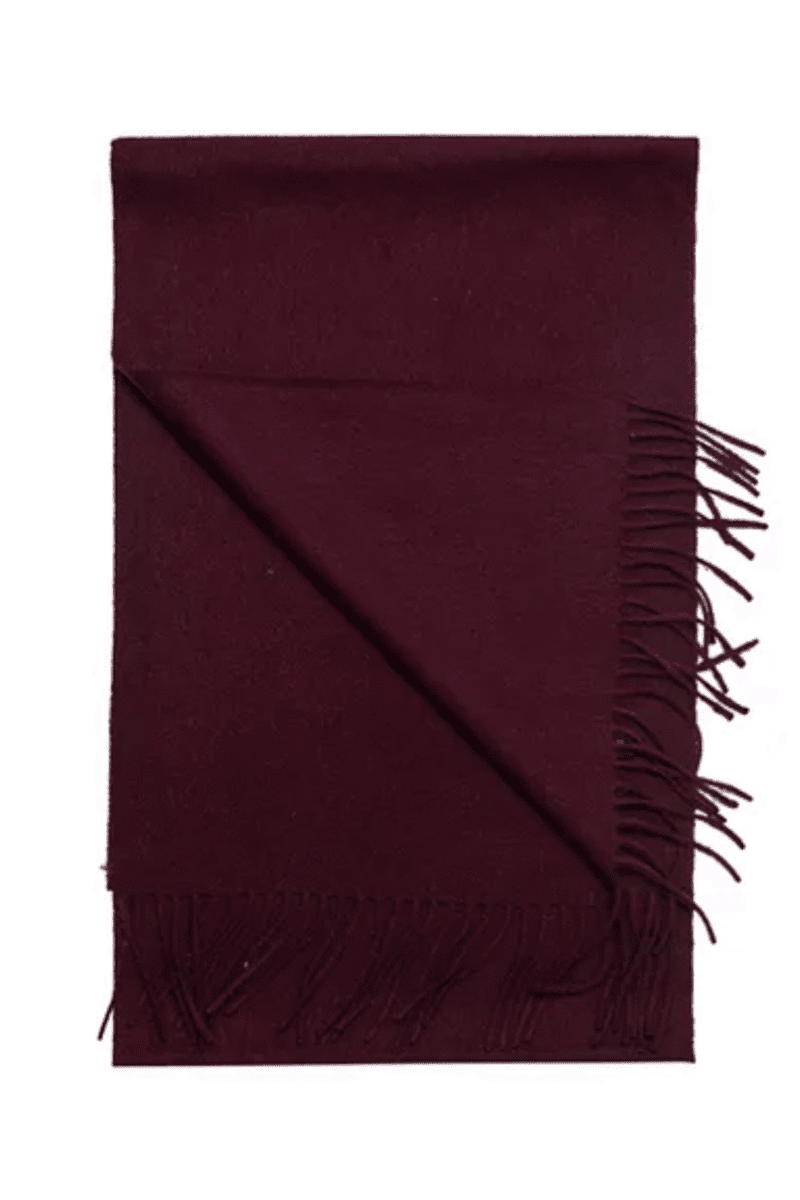Bordeaux Wool Scarf