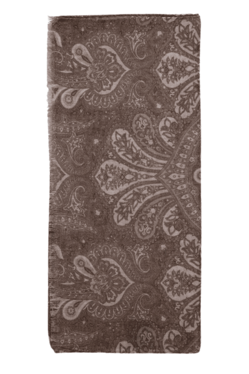 Cream Paisley Scarf