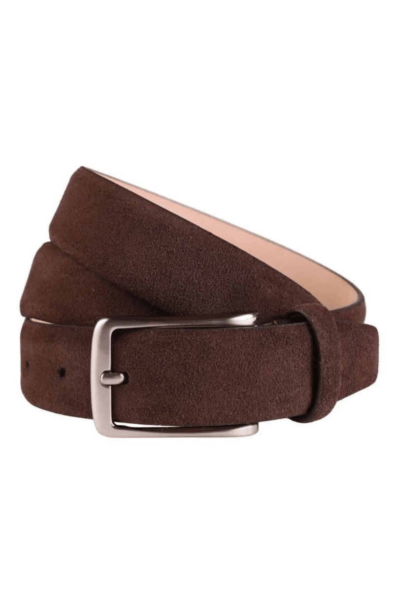 Brown Suede Belt