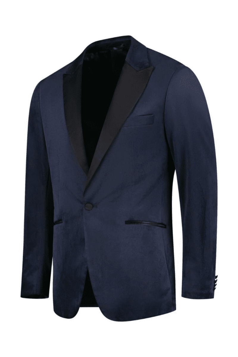 Churchill Velvet Navy Jacket