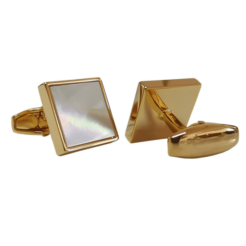 Pearl Gold Cufflinks