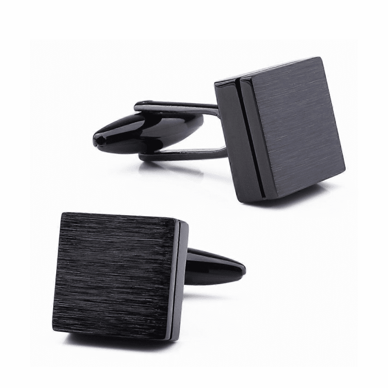 Black Square Cufflinks