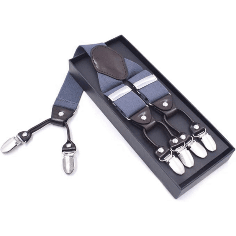 Pale Blue Suspenders