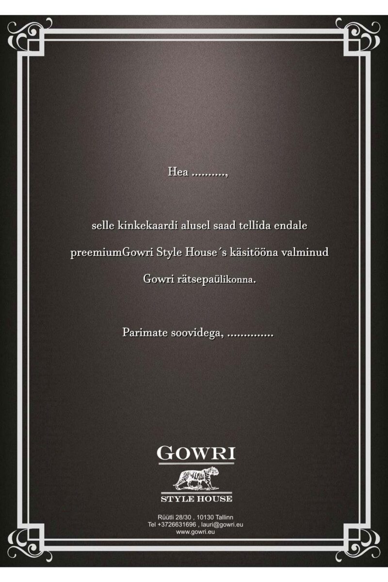 Premier Bespoke Suit Gift Certificate