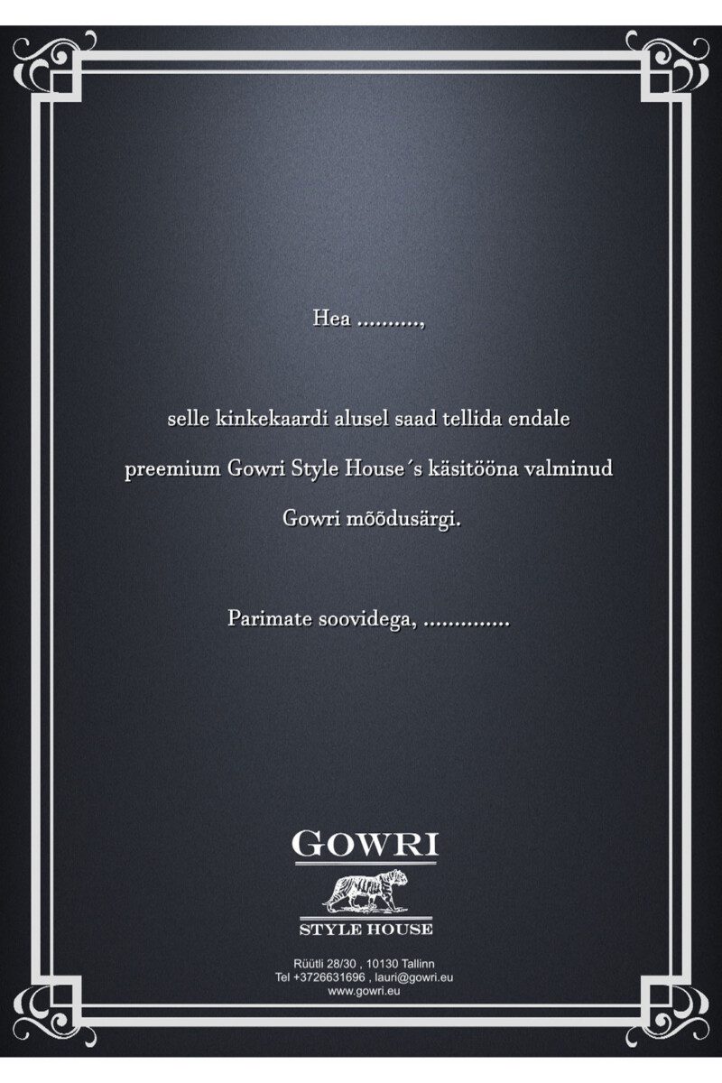 Premier Made-to-measure Shirt Gift Certificate
