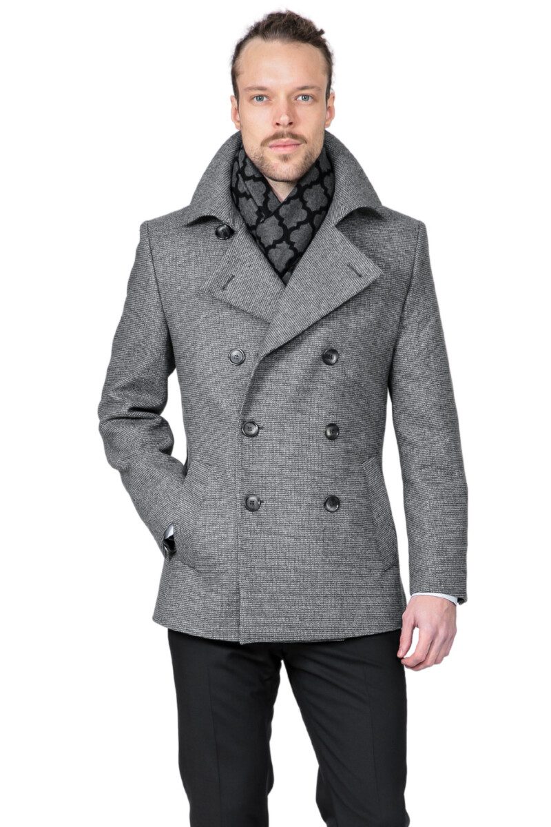 Williams Grey Double Breasted Coat
